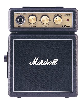MARSHALL MS-2 MICRO AMP (BLACK) - усилитель гитарный транзисторный, микрокомбо, 1 Вт. в магазине для музыкантов Рок-н-Ролл