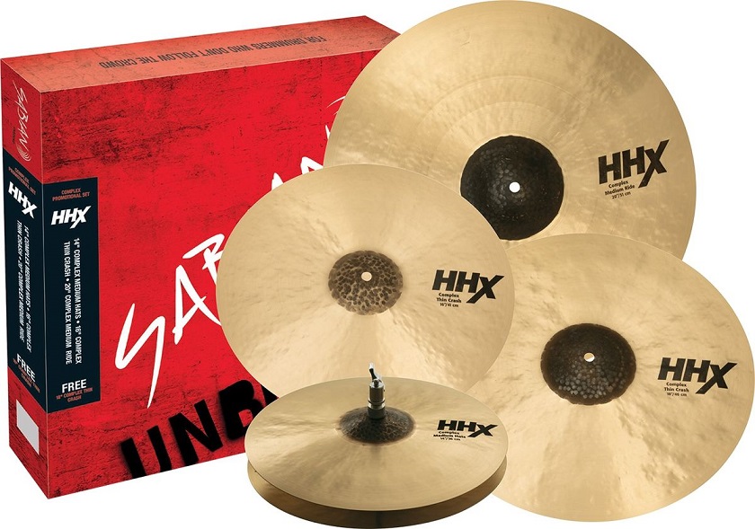 Sabian HHX Complex Promotional Set - набор тарелок (14" HH, 16" CR, 20" RD+18" CR) в магазине для музыкантов Рок-н-Ролл