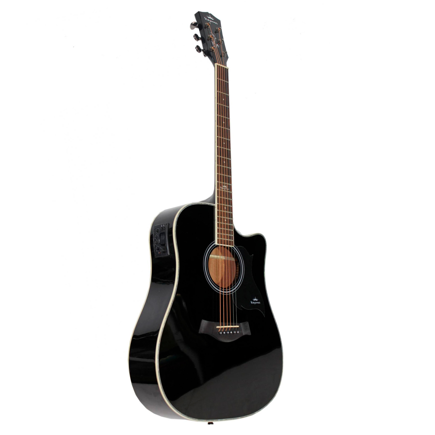 KEPMA D1CE Black Matt электроакустическая гитара, цвет черный, в комплекте 3м кабель в магазине для музыкантов Рок-н-Ролл