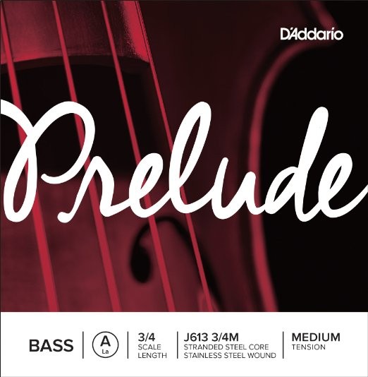 D'Addario J613 3/4M - Одиночная струна для контрабаса, серия PRELUDE, A 3/4 Medium в магазине для музыкантов Рок-н-Ролл