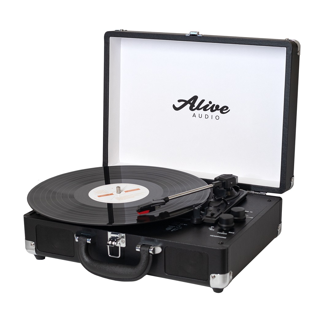 Alive Audio GLAM Noir - Виниловый проигрыватель c Bluetooth в магазине для музыкантов Рок-н-Ролл