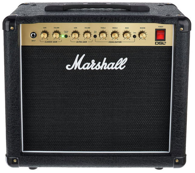 MARSHALL DSL5 COMBO - гитарный ламповый комбо усилитель в магазине для музыкантов Рок-н-Ролл