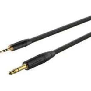 ROXTONE GPTC120/1,5 - Аудиокабель, 5,5mm (2x022mm2), 3,5mm stereo Jack -6,3mm stereo Jack, 1,5м в магазине для музыкантов Рок-н-Ролл