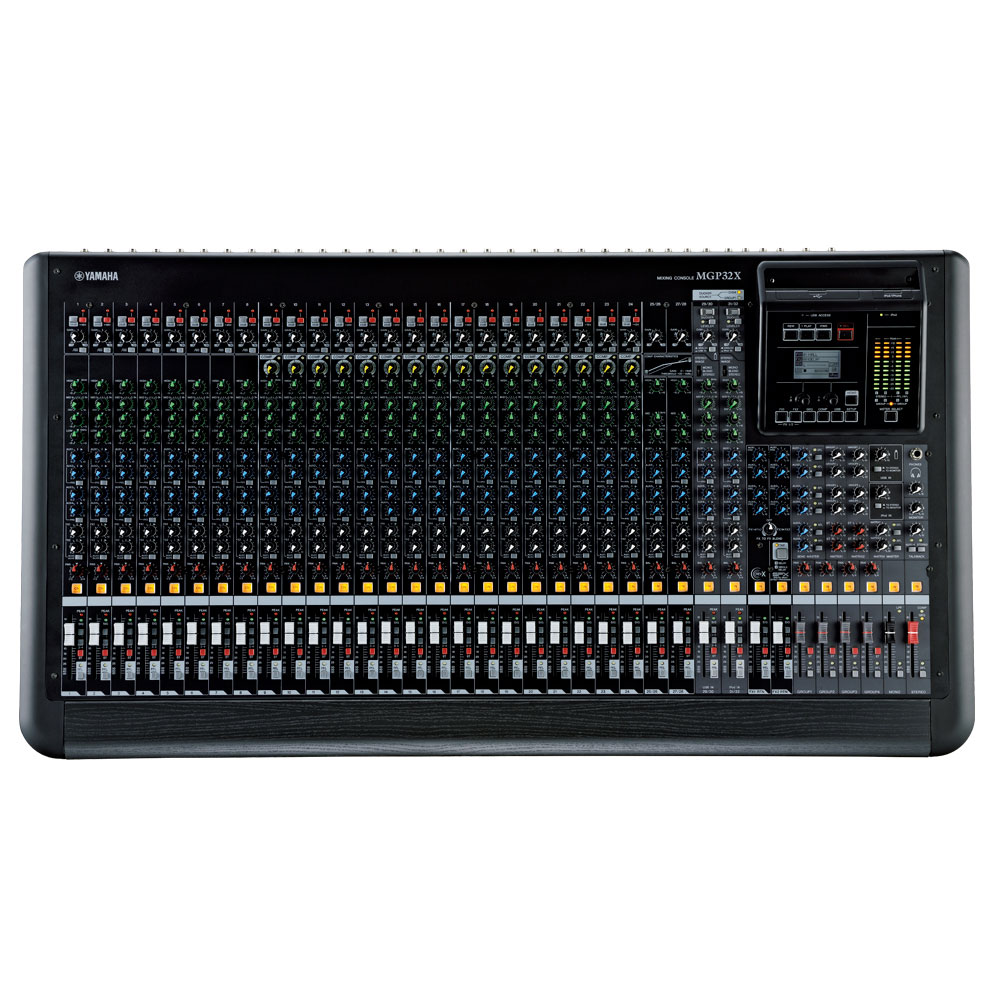 Yamaha MGP-32X - Аналогово-цифровой  микшерный пульт, 32 линейных входа, 24 моно и 4 стерео в магазине для музыкантов Рок-н-Ролл