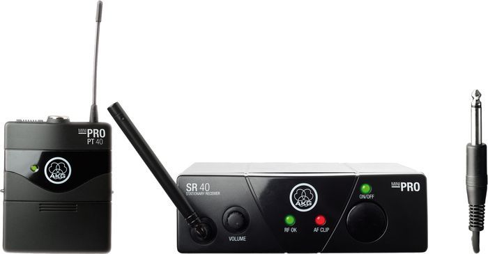 AKG WMS40 Mini Instrumental Set BD US45B (661.100) - инструментальная радиосистема с портативным пер в магазине для музыкантов Рок-н-Ролл