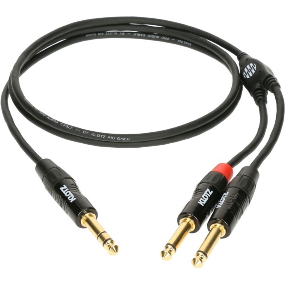 KLOTZ KY5-150 - компонентный кабель серии MiniLink с позолоченными разъемами stereo mini jack в магазине для музыкантов Рок-н-Ролл