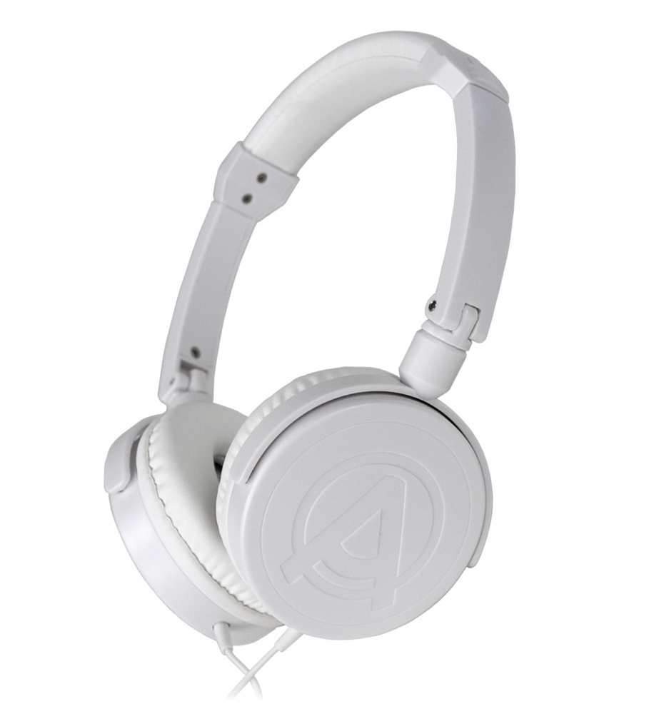AuraSonics FINE F202WH - наушники проводные, складные, закрытые с микрофоном, белый цвет в магазине для музыкантов Рок-н-Ролл