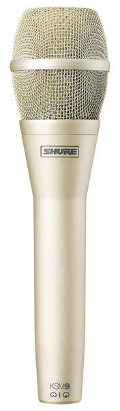 Shure KSM9/SL - Конденсаторный вокальный микрофон (цвет `шампань`). в магазине для музыкантов Рок-н-Ролл