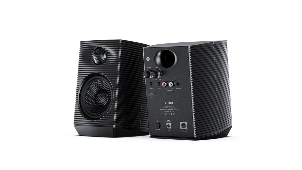FIIO SP3 BT (F3231S) black - Активные настольные колонки со звуком высокого разрешения и Bluetooth в магазине для музыкантов Рок-н-Ролл