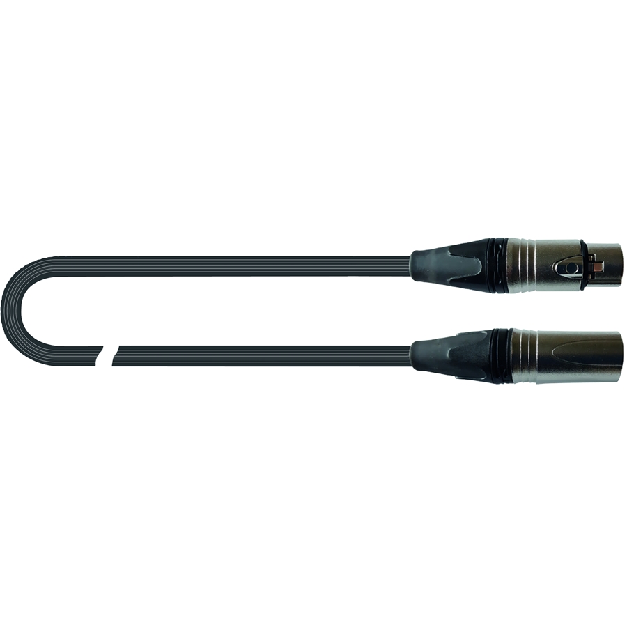 QUIK LOK JUST MF 1 SL - микрофонный кабель серии Just с металлическими разъемами XLR мама - XLR папа в магазине для музыкантов Рок-н-Ролл