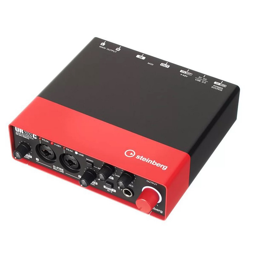 Steinberg UR22C Red - Аудиоинтерфейс в магазине для музыкантов Рок-н-Ролл