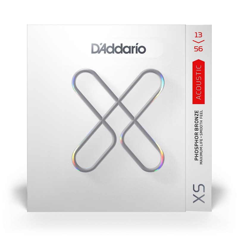 D'Addario XSAPB1356 XS Phosphor Bronze, 13-56, Medium - cтруны для акустической гитары в магазине для музыкантов Рок-н-Ролл