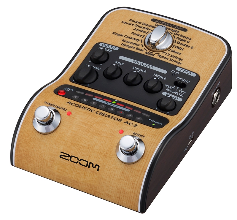 Zoom AC-2 -  Процессор для акустической гитары в магазине для музыкантов Рок-н-Ролл
