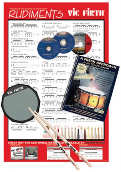 VIC FIRTH FASP - набор для начинающего барабанщика в магазине для музыкантов Рок-н-Ролл