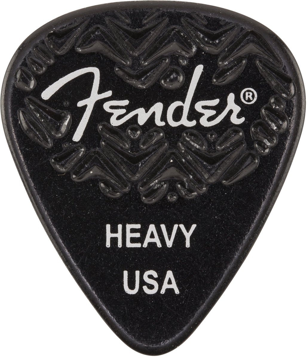 FENDER WAVELENGTH 351 HVY 6 PK BLACK - Медиаторы в магазине для музыкантов Рок-н-Ролл