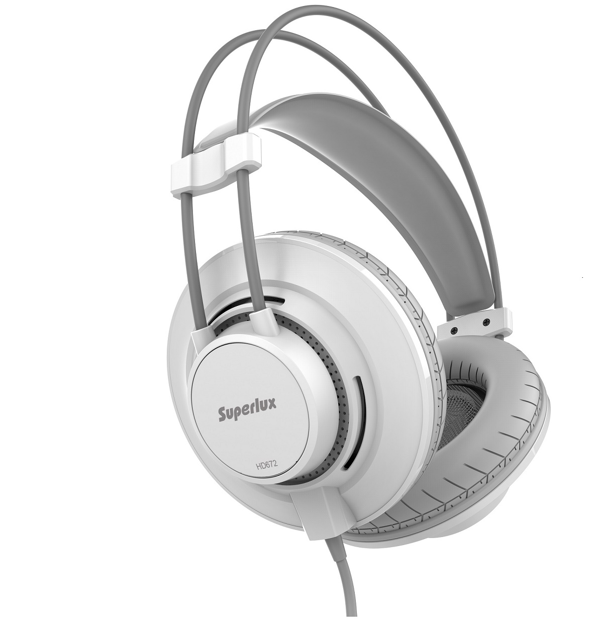 Superlux HD672 White - полуоткрытые наушники из композитного материала в магазине для музыкантов Рок-н-Ролл