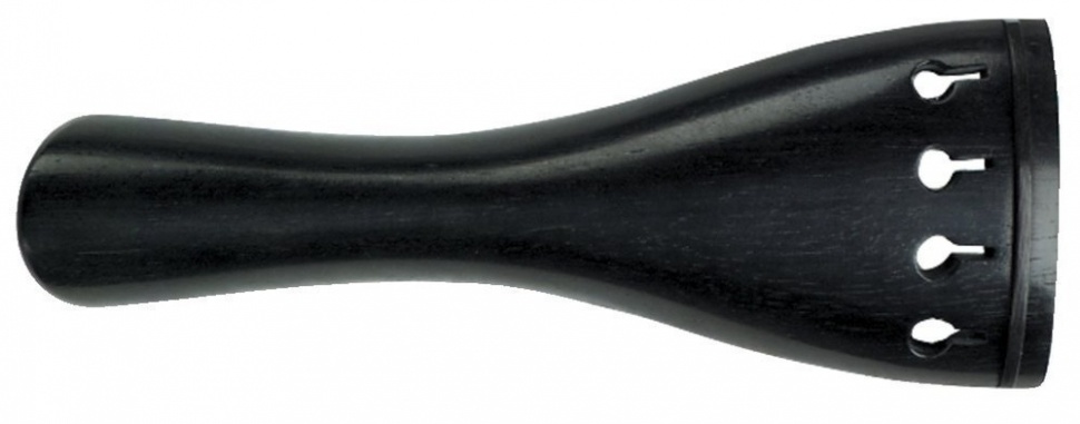 GEWA 420301 Cello Tailpiece Ebony 4/4 - струнодержатель для виолончели, эбони в магазине для музыкантов Рок-н-Ролл