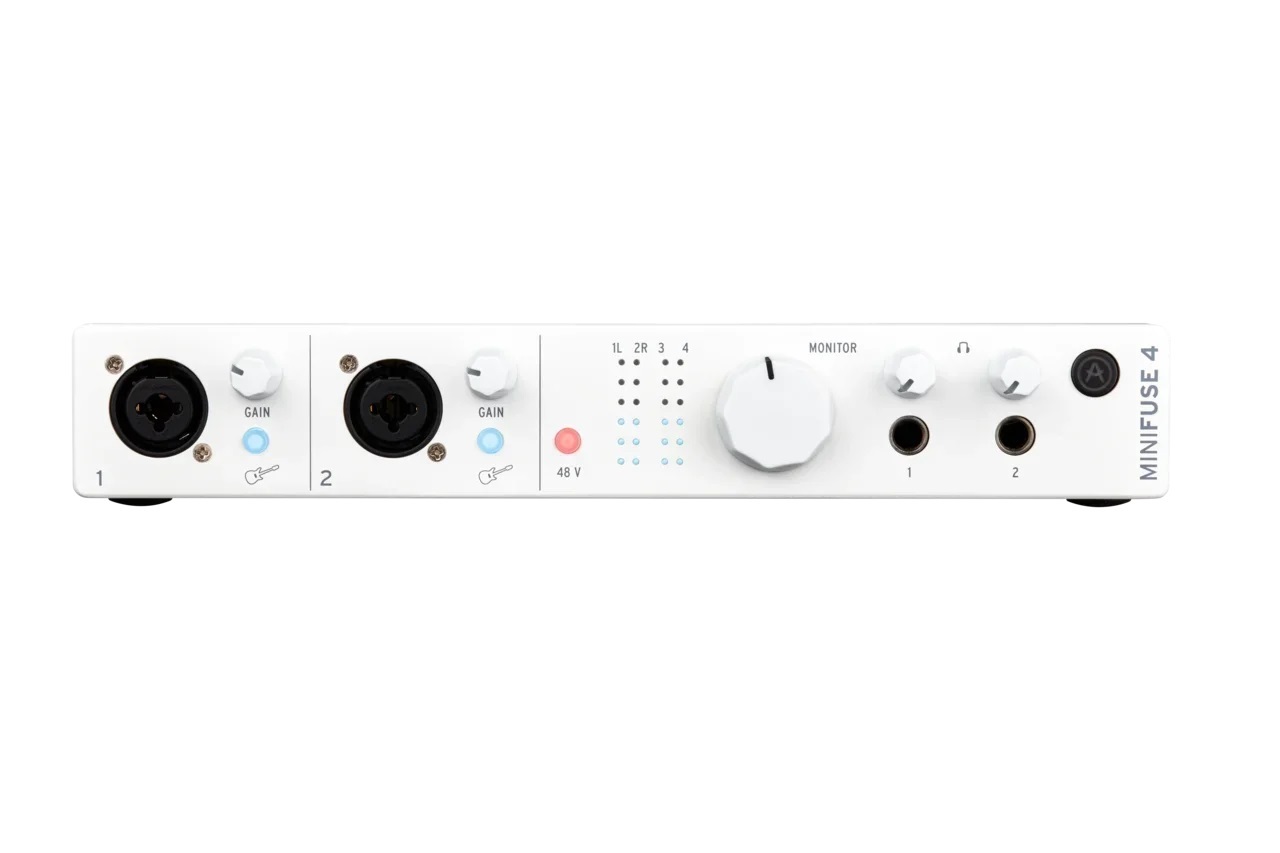 Arturia MiniFuse 4 White - USB аудио интерфейс в магазине для музыкантов Рок-н-Ролл