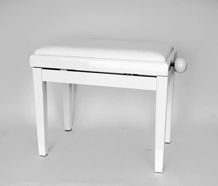 Rin HY-PJ018B-GLOSS-WHITE - Банкетка, белый/белый, Rin в магазине для музыкантов Рок-н-Ролл