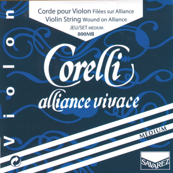 SAVAREZ Corelli Alliance 800MB - Cтруны для скрипки, средне-лёгкое натяжение в магазине для музыкантов Рок-н-Ролл