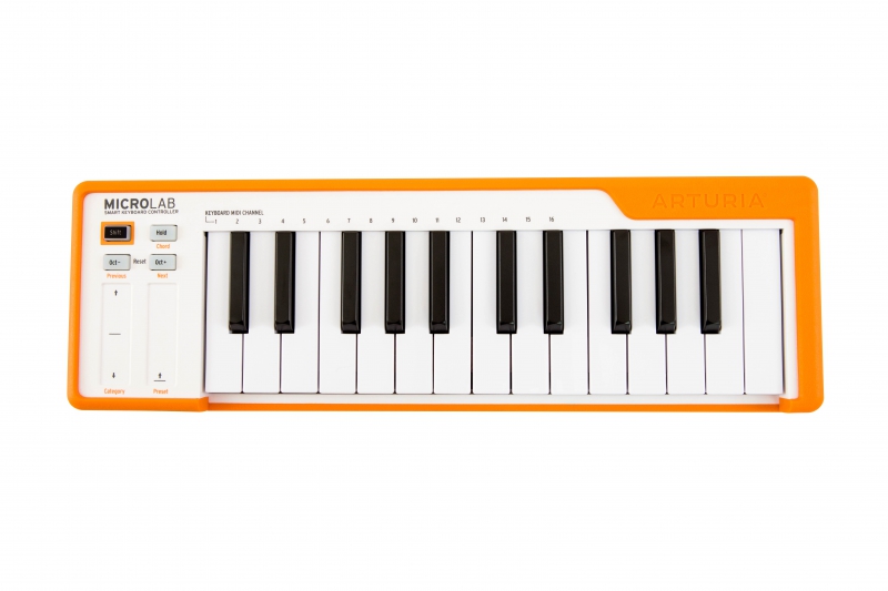 Arturia Microlab Orange - USB MIDI мини-клавиатура в магазине для музыкантов Рок-н-Ролл