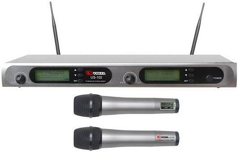 VOLTA US-102 - Микрофонная 100-канальная радиосистема (600-636MHZ) в магазине для музыкантов Рок-н-Ролл