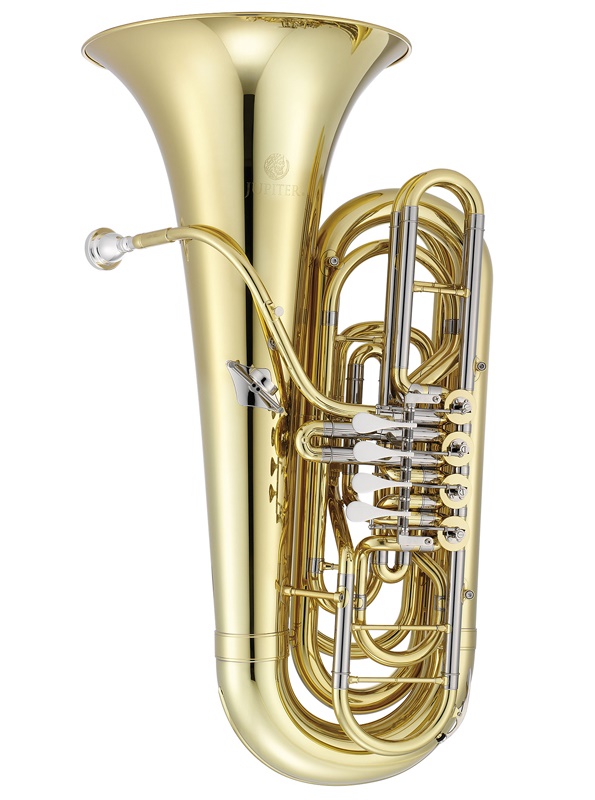 Jupiter JTU1140 - Туба BBb, 3/4, раструб 366 мм, 4-х вентильная, лакированная в магазине для музыкантов Рок-н-Ролл