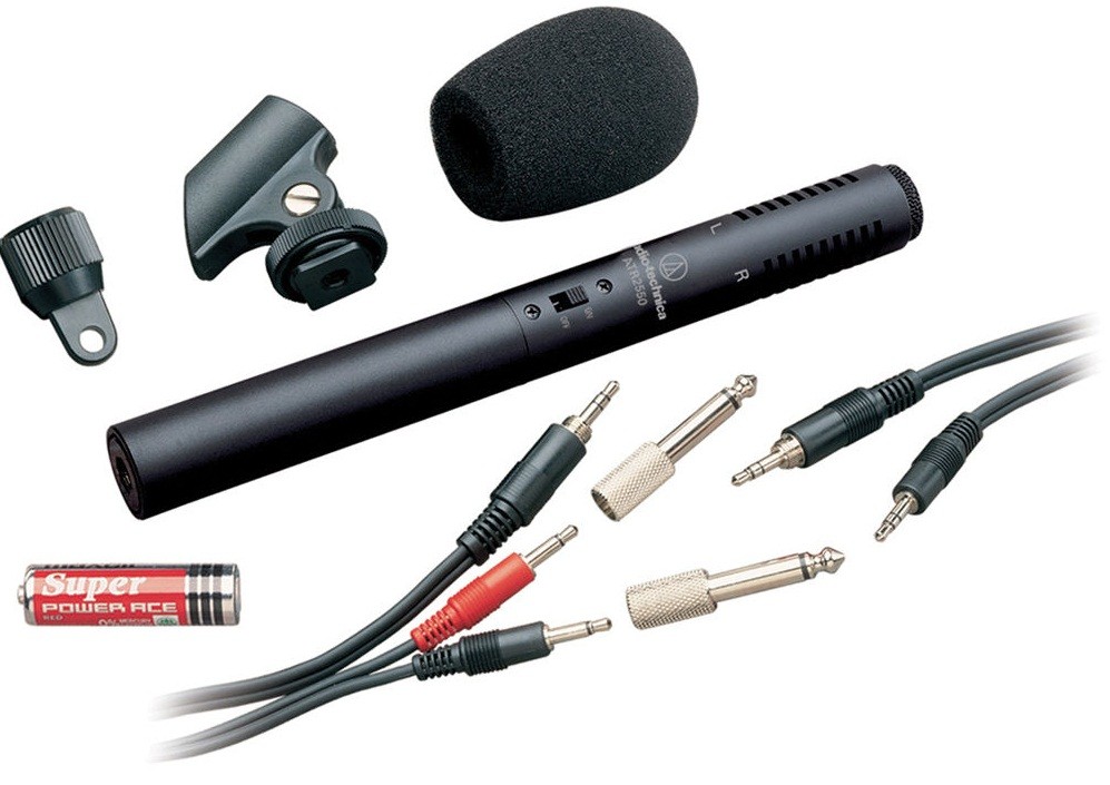 Audio-Technica ATR6250 - Микрофон -"пушка" стерео для видеокамер в магазине для музыкантов Рок-н-Ролл