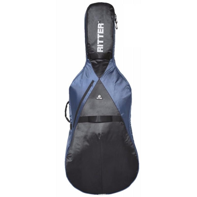 Ritter RSP5-CF/NBK 4/4 - Чехол для виолончели, защитное полужесткое 20мм+5мм мягкое уплотнение в магазине для музыкантов Рок-н-Ролл