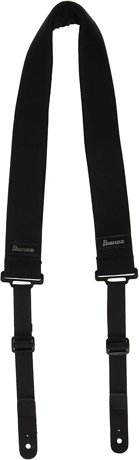 IBANEZ GSF50-BK POWERPAD STRAP - ремень для гитары, черный в магазине для музыкантов Рок-н-Ролл