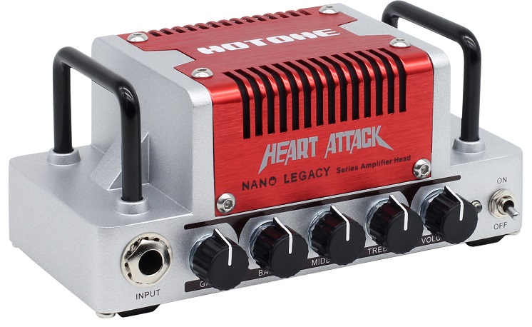 Hotone Nano Legacy Heart Attack - мини усилитель голова для гитары, 5 Вт, звучание Mesa Boogie в магазине для музыкантов Рок-н-Ролл