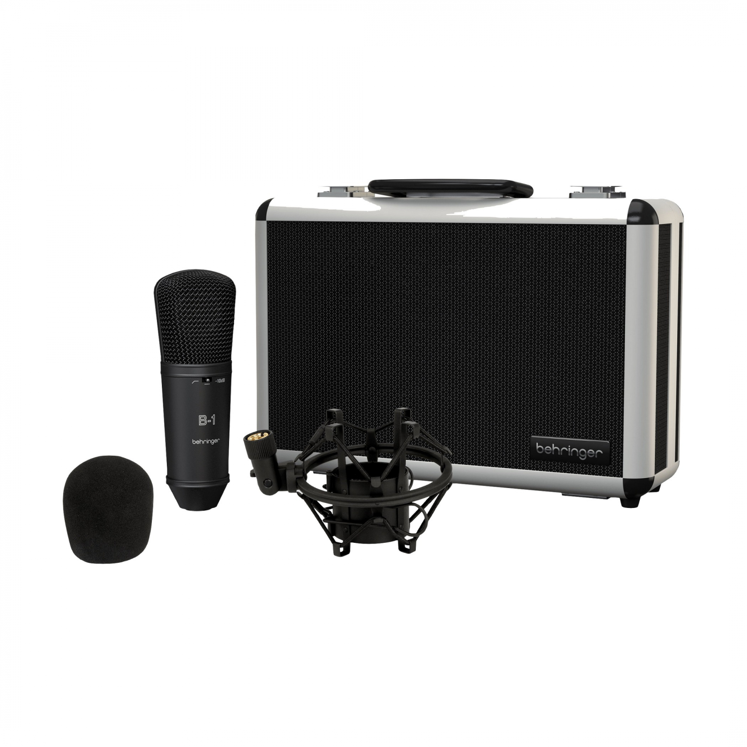 Behringer B-1 DARK EDITION - студийный микрофон с большой диафрагмой (в черном цвете) в магазине для музыкантов Рок-н-Ролл