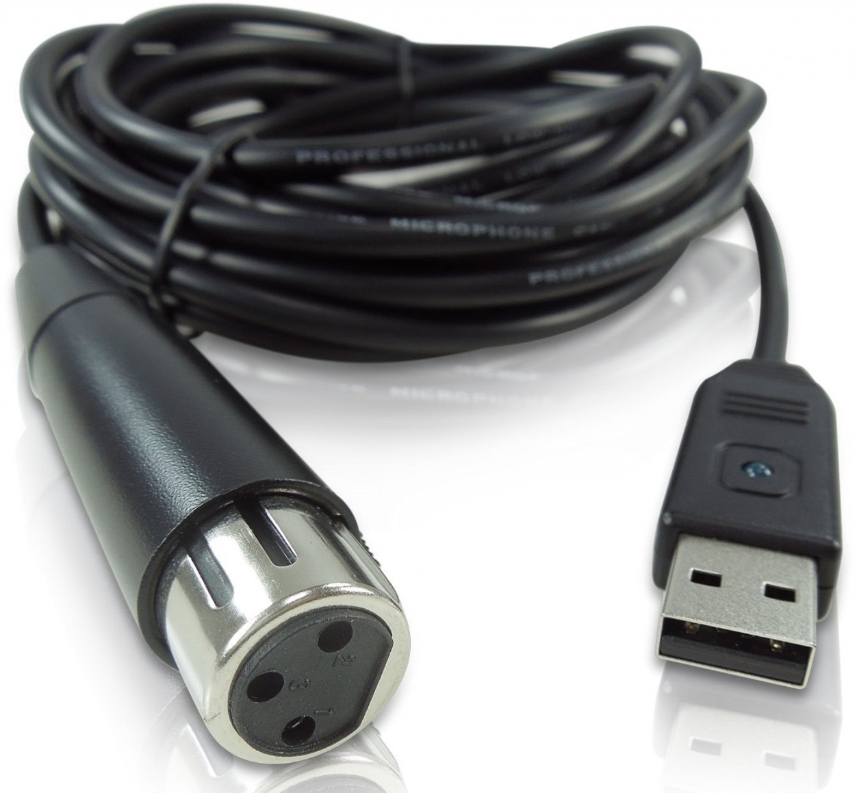 Behringer MIC 2 USB - звуковой USB-интерфейс в виде кабеля 5м для профессиональных динамических микр в магазине для музыкантов Рок-н-Ролл