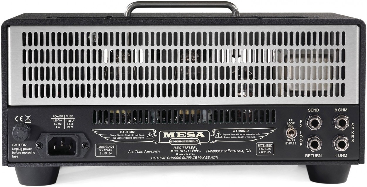Mesa Boogie MINI RECTIFIER® TWENTY-FIVE - ламповый гитарный усилитель `голова`, 25/10Вт в магазине для музыкантов Рок-н-Ролл