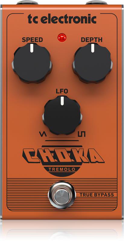 TC Electronic CHOKA TREMOLO - напольная педаль эффекта тремоло в магазине для музыкантов Рок-н-Ролл