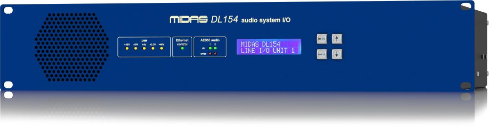 Midas DL154 -  блок 8 мик/лин входов, 16 лин выходов XLR, 48-96кГц, 2 x AES50, 2U в магазине для музыкантов Рок-н-Ролл