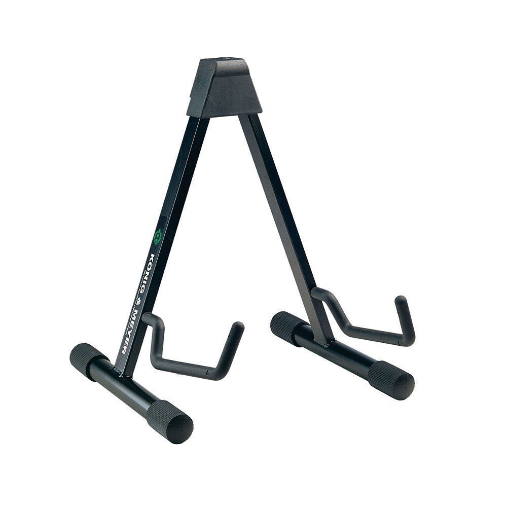 K&M 17541-013-55 black - Стойка для акуст. гитар в магазине для музыкантов Рок-н-Ролл