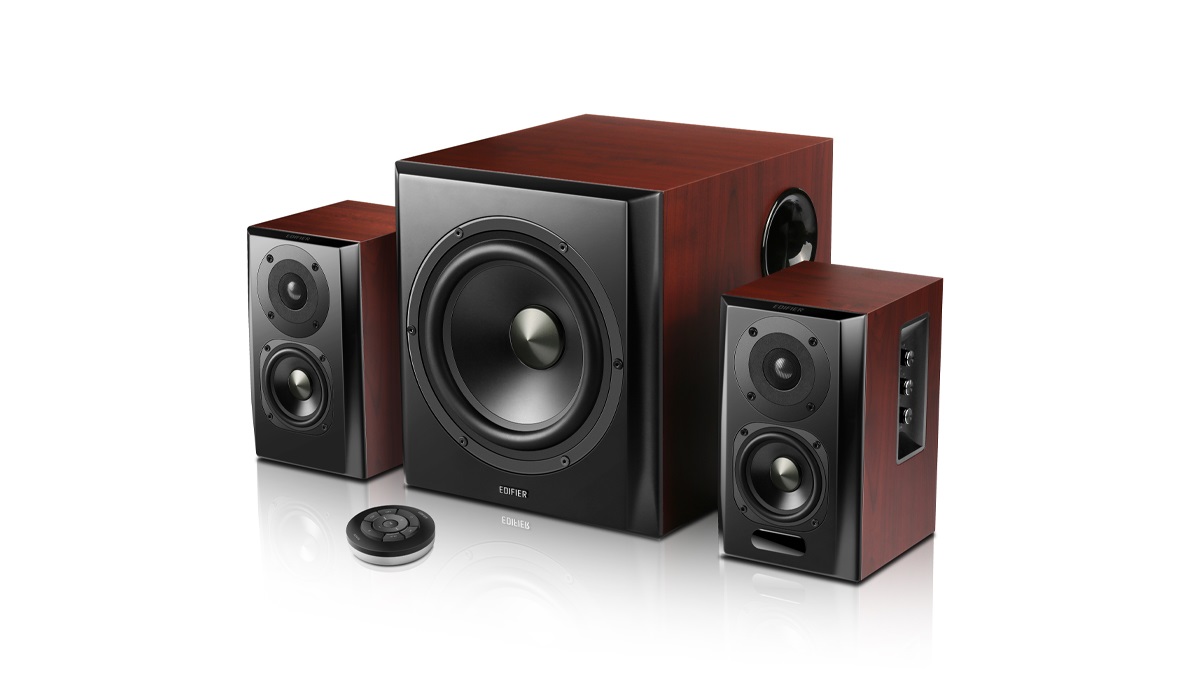 EDIFIER S350DB brown - Аудиосистема в магазине для музыкантов Рок-н-Ролл