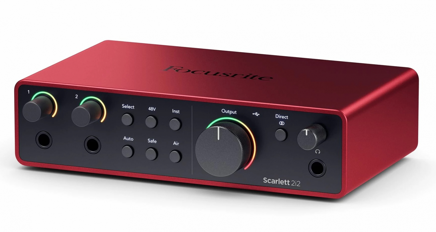 FOCUSRITE Scarlett 2i2 4th Gen - USB аудиоинтерфейс в магазине для музыкантов Рок-н-Ролл