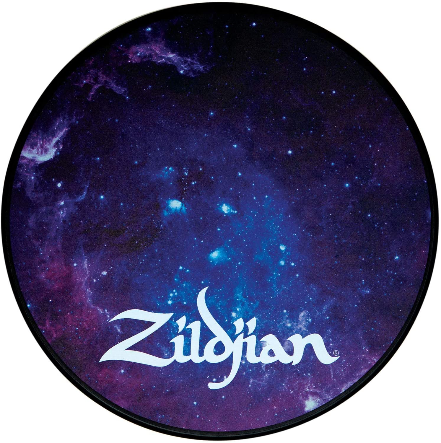ZILDJIAN ZXPPGAL12 Galaxy Practice Pad 12In - тренировочный пэд 12', рисунок 'Галактика' в магазине для музыкантов Рок-н-Ролл
