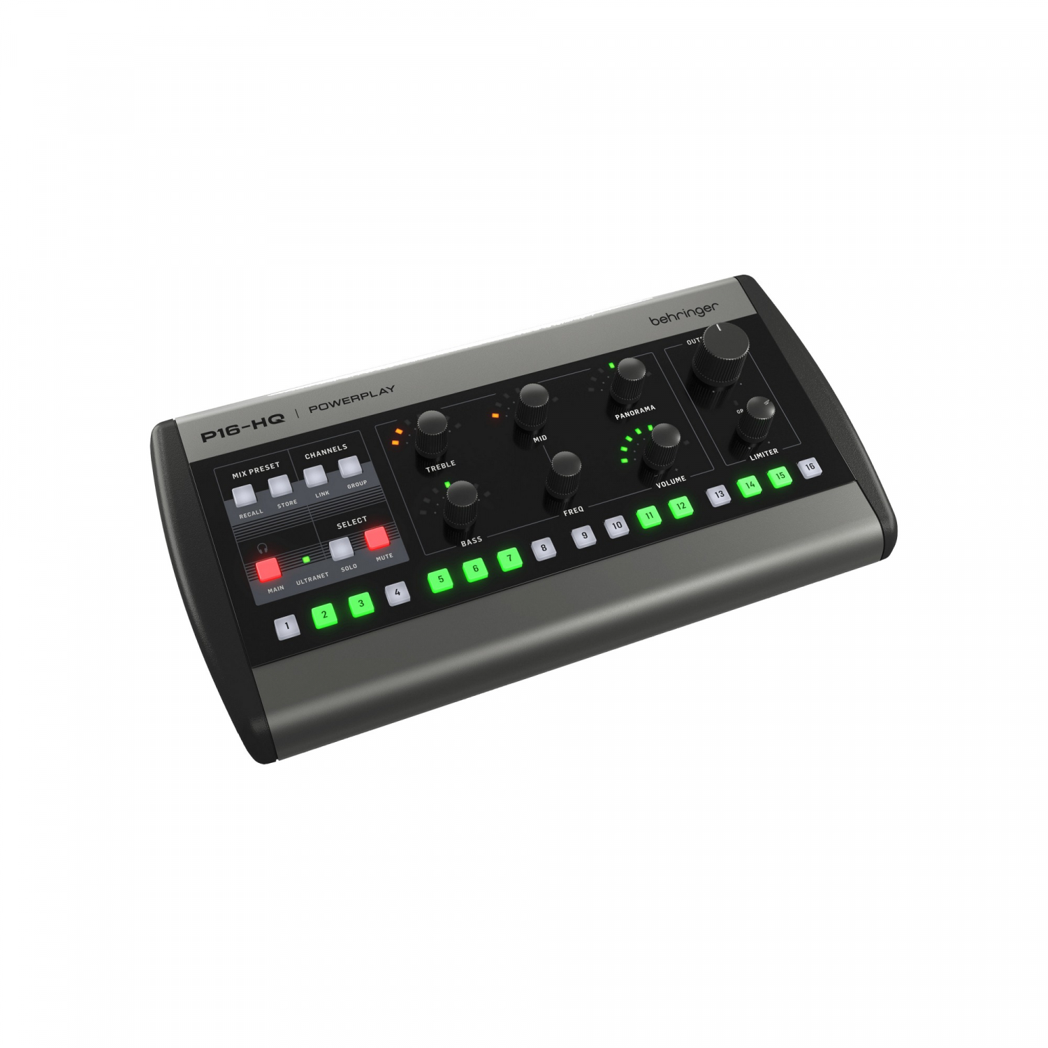 Behringer P16-HQ - шестнадцатиканальный персональный мониториный микшер в магазине для музыкантов Рок-н-Ролл