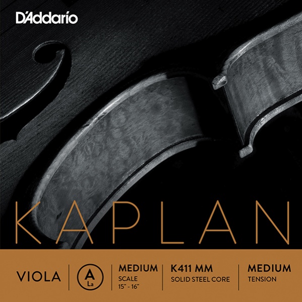 D'Addario K411-MM Kaplan Forza - Отдельная струна А/Ля для альта, среднее натяжение в магазине для музыкантов Рок-н-Ролл