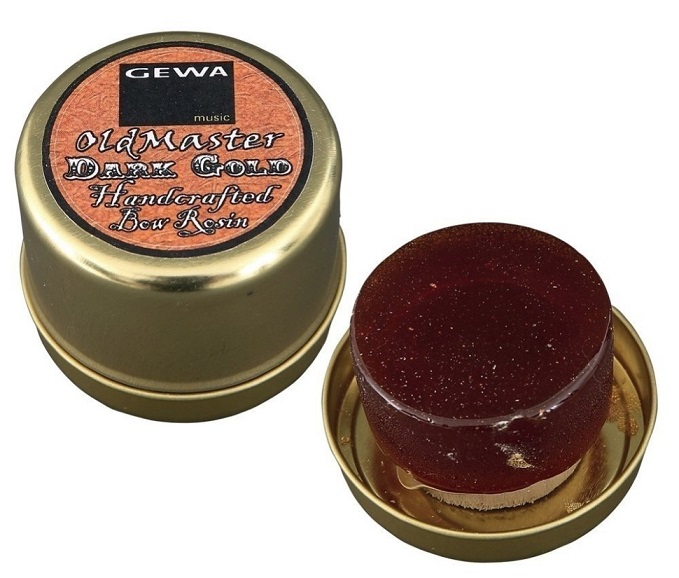 GEWA Rosin Old Master Dark Gold Designer - канифоль для виолончели в магазине для музыкантов Рок-н-Ролл