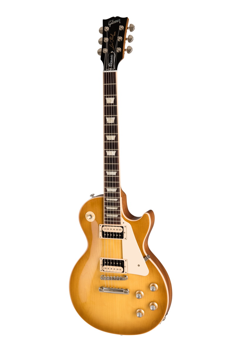 GIBSON Les Paul Classic Honeyburst - электрогитара, цвет санберст, в комплекте кейс в магазине для музыкантов Рок-н-Ролл