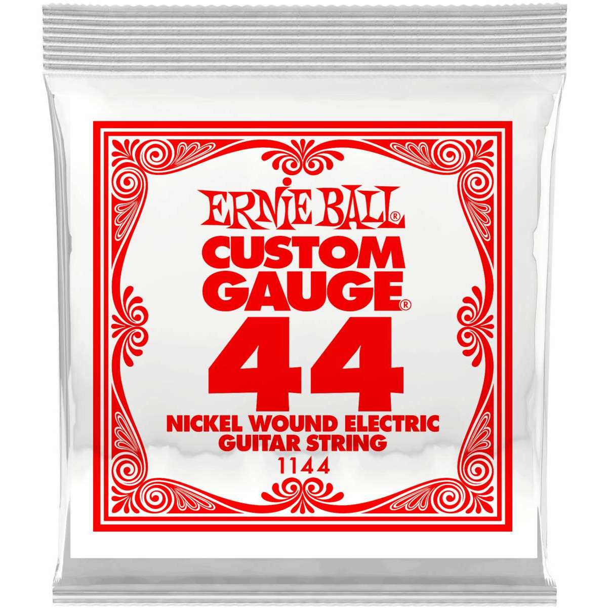 Ernie Ball 1144 - одиночная струна для электрогитары. Сталь, обмотка никель, калибр .044 в магазине для музыкантов Рок-н-Ролл