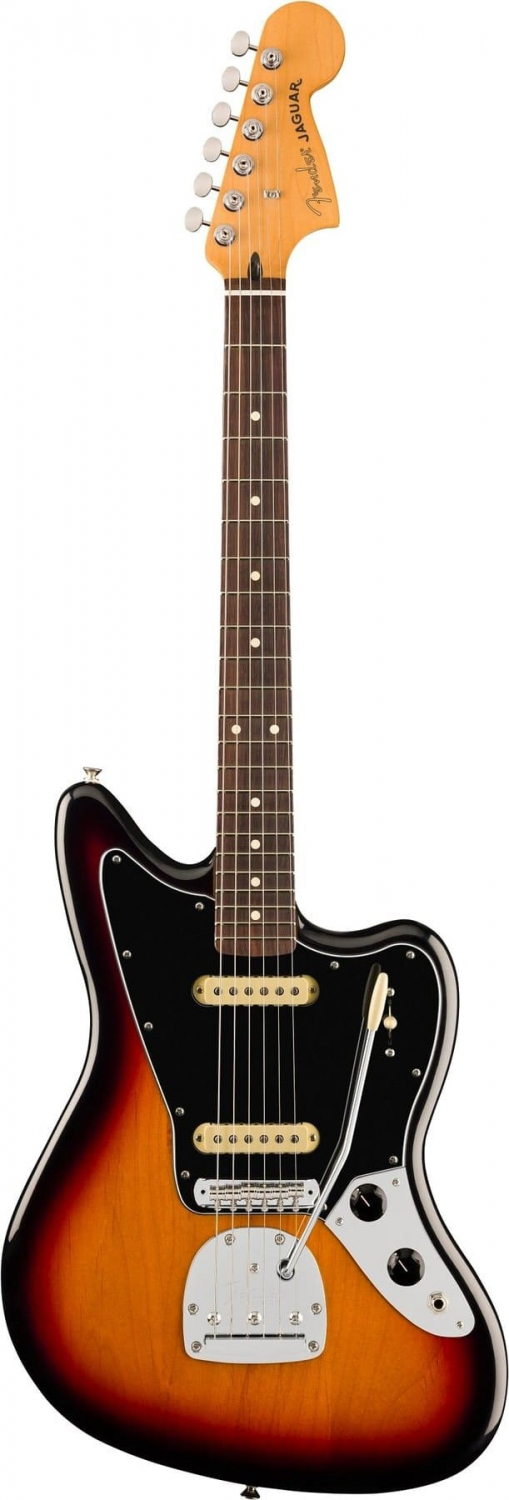FENDER Player II Jaguar 3-Color Sunburst - электрогитара, цвет санберст в магазине для музыкантов Рок-н-Ролл