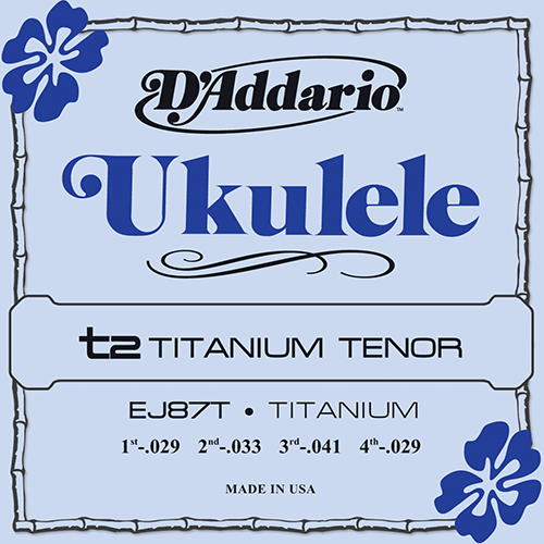 D'Addario EJ87T Titanium - Комплект струн для укулеле тенор в магазине для музыкантов Рок-н-Ролл