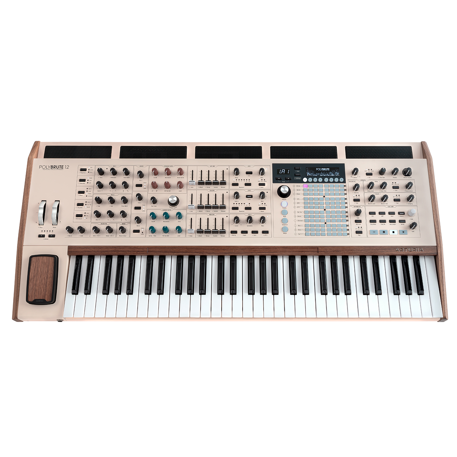Arturia PolyBrute 12 - Синтезатор, 12 голосная полифония, 61 клавиша, полифоническая клавиатура в магазине для музыкантов Рок-н-Ролл