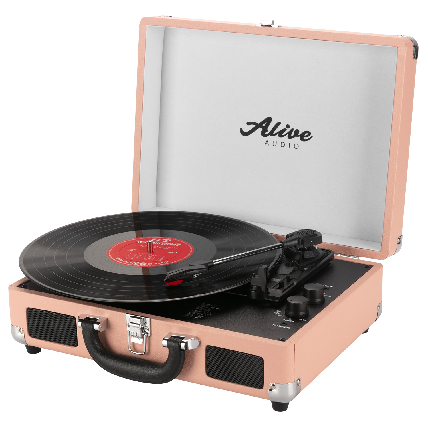 Alive Audio GLAM Blush - Виниловый проигрыватель c Bluetooth в магазине для музыкантов Рок-н-Ролл