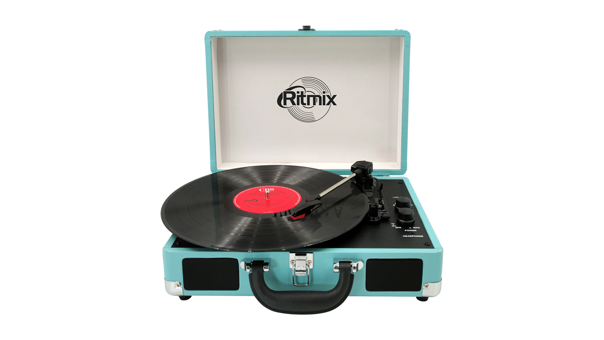 RITMIX LP-160B Blue - Виниловый проигрыватель в магазине для музыкантов Рок-н-Ролл